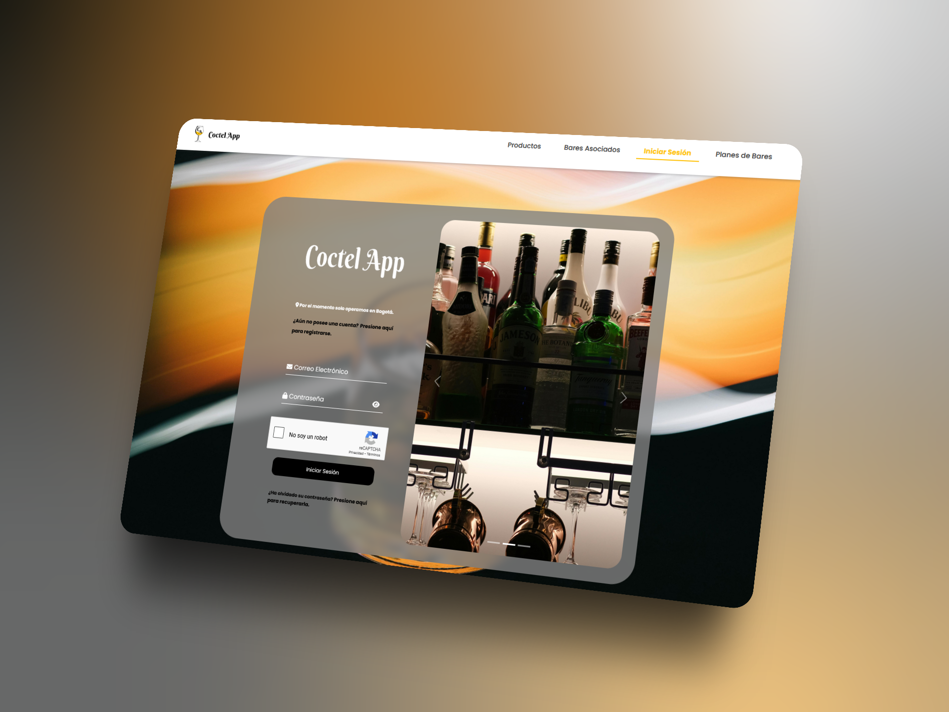 Captura de pantalla de CoctelApp